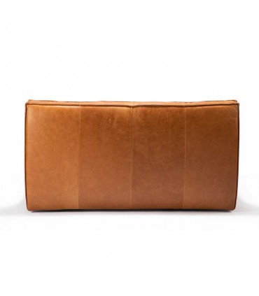 N701 Round Leather Corner Sofa