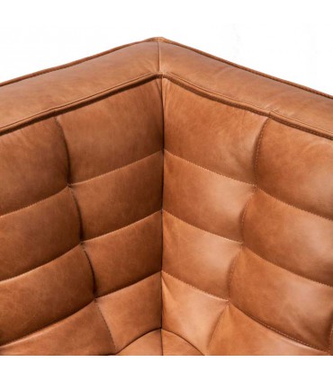 N701 Leather Corner Sofa