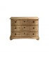 Wavy aged chest of drawers