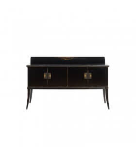 Aged black eastern sideboard