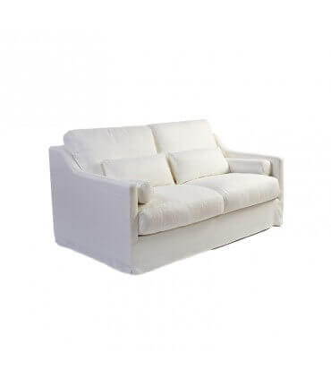 2 seater linen sofa