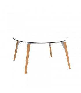 Faz Wood Round Table