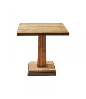 Mesa EM de madera y metal