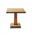 Wood and metal EM table