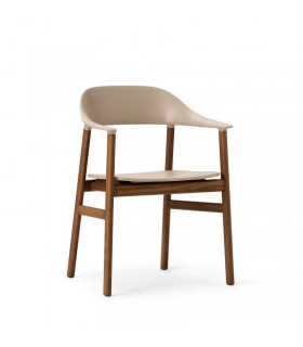 Herit Smoked Oak Armchair