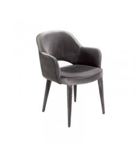 MC velvet armchair