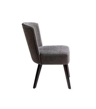 Dark gray leg chair