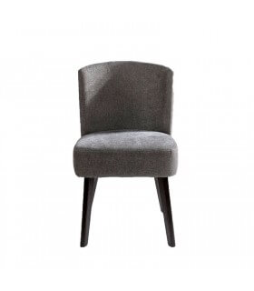Dark gray leg chair