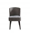 Dark gray leg chair