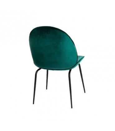 Green chair black leg