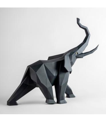 Matte Black Elephant