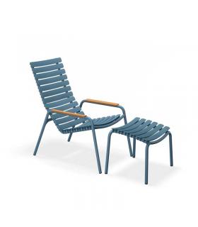 Set Reclips Lounge Footrest Bambú
