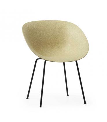 Mat Armchair Black