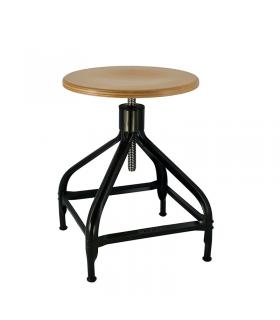 Stool Nicolle Ajustable Wood