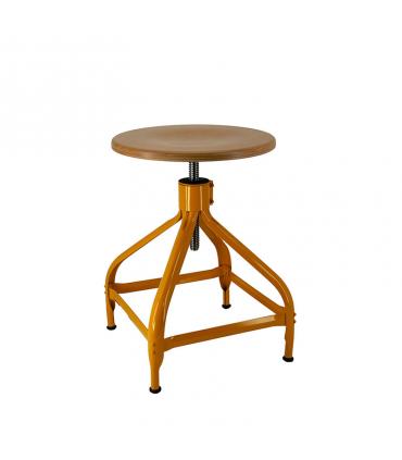 Nicolle Adjustable Wood Stool | Chaises Nicolle | CarlaKey