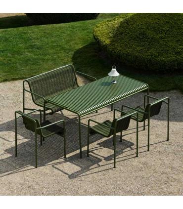 Palissade Cord Bench with Arms