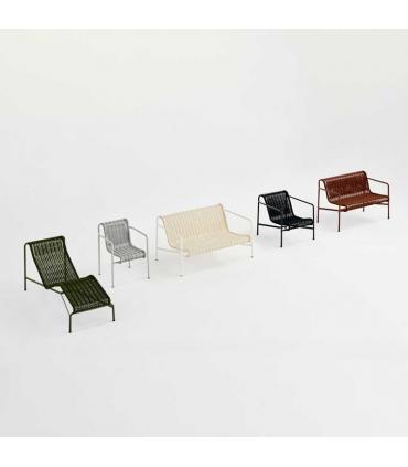 Palissade Cord Bench with Arms