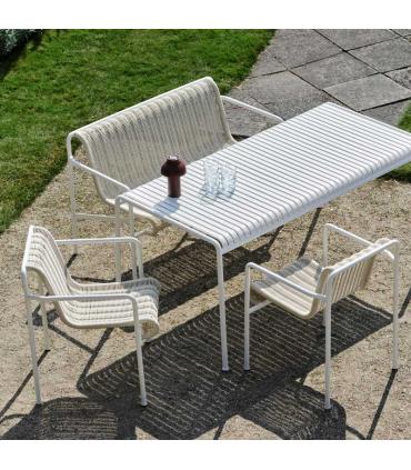 Palissade Cord Bench with Arms
