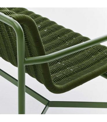 Palissade Cord Bench with Arms