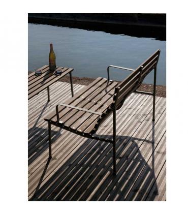 Traverse Lounge Bench with Arms