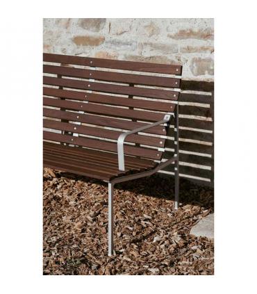 Traverse Lounge Bench with Arms