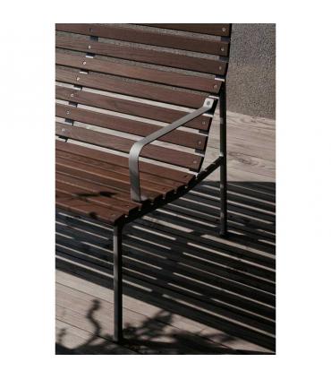 Traverse Lounge Bench with Arms