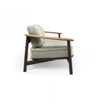 Twins Alu-Teak 2P Sofa