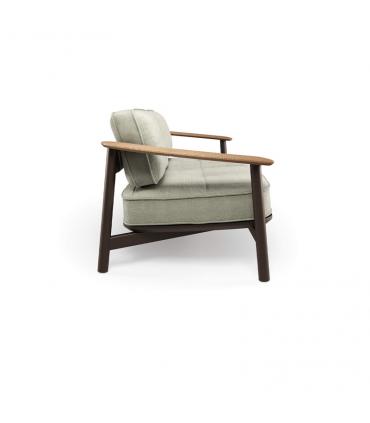 Twins Alu-Teak 3P Sofa