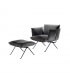 Officina Lounge with footrest