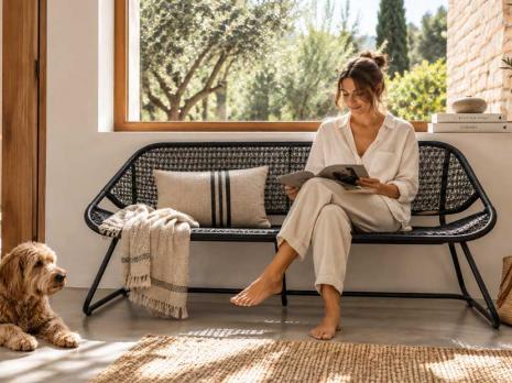 6 lugares donde poner un banco de diseño en casa